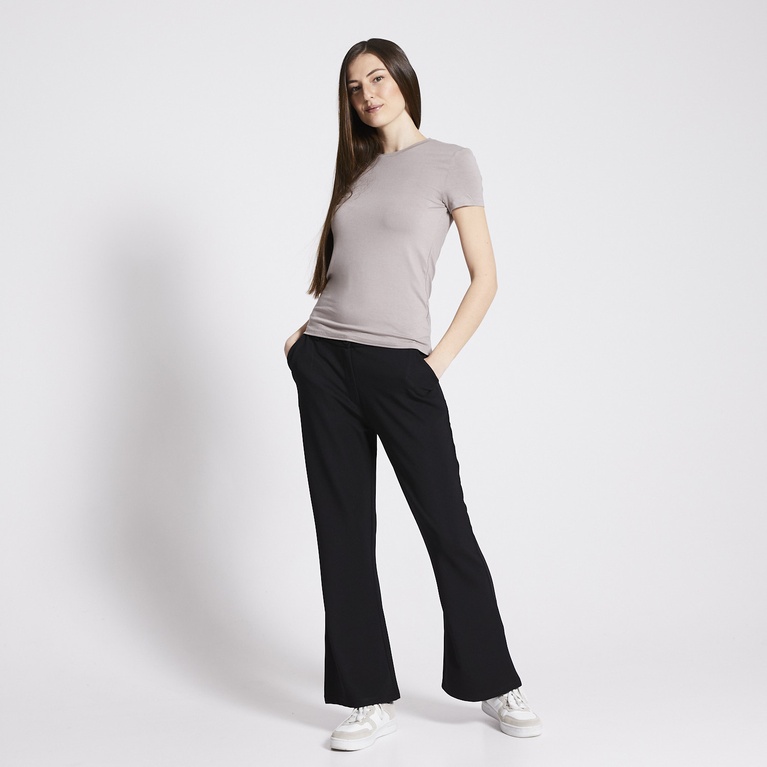 Soft feel tee "Liv" Beige 2